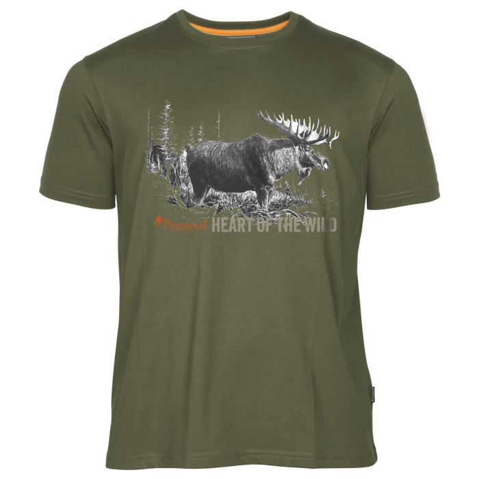 T-SHIRT PINEWOOD MOOSE (GREEN) - 5466